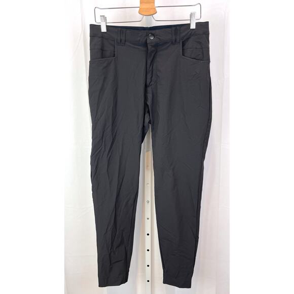 BYLT Mens Ace Jogger Pants Zip Fly Flat Front Nylon Casual Golf Black Size 32 - Picture 1 of 12